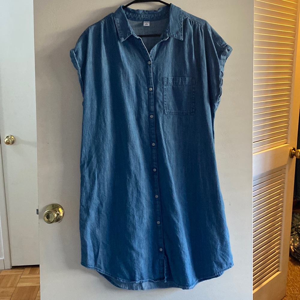 Denim dress size xl old navy